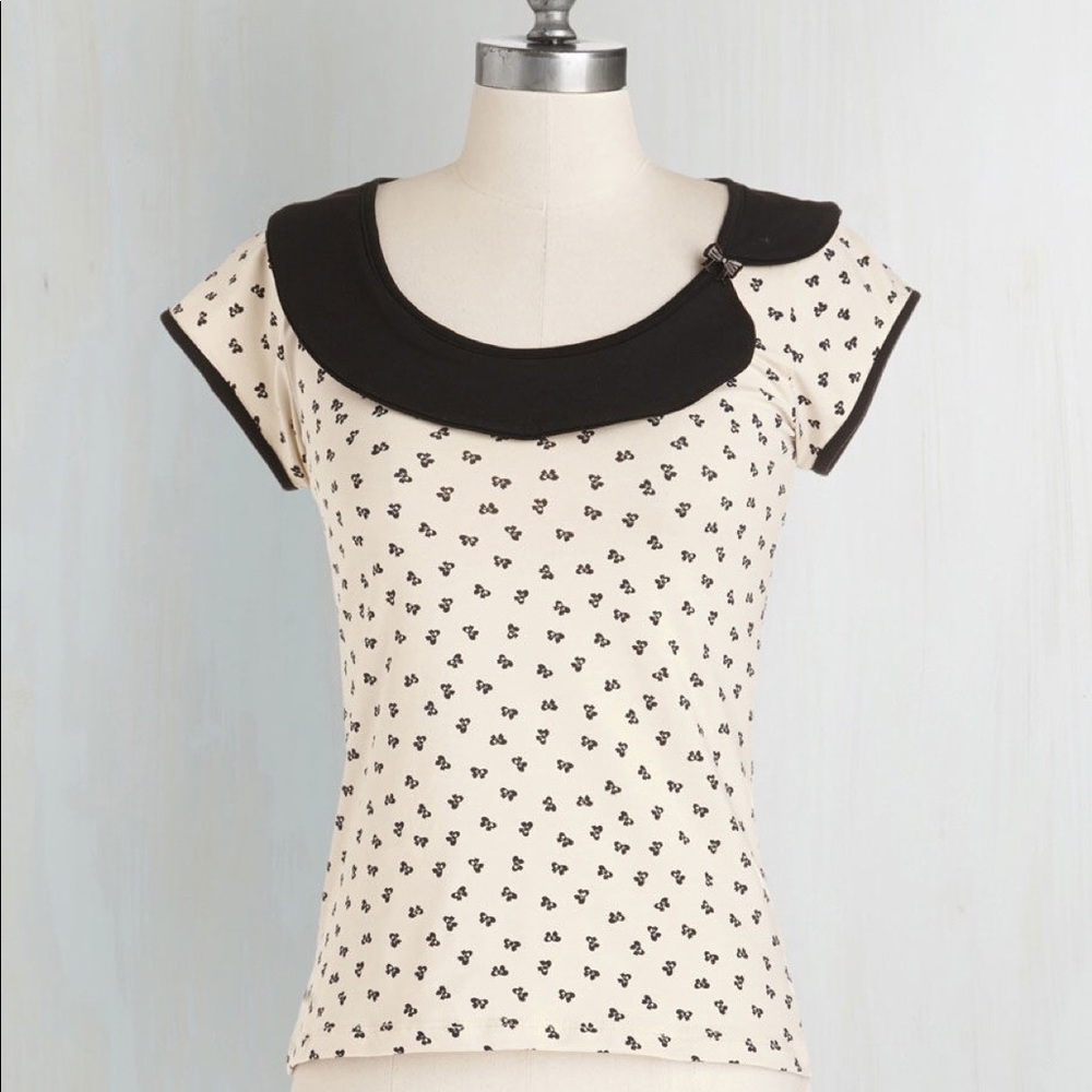 Cream dress top